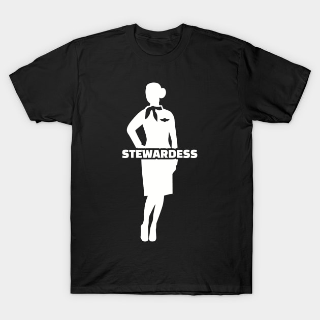 Stewardess T-Shirt by Designzz